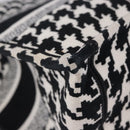 Christian Dior Staggered Pattern Book Tote Medium Bag Canvas Black Auth BA15076M-12