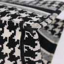 Christian Dior Staggered Pattern Book Tote Medium Bag Canvas Black Auth BA15076M-13