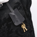 GUCCI Tote Bag Suede Black Gold 303891 Auth BA15078A-9