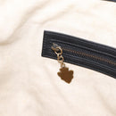 GUCCI Tote Bag Suede Black Gold 303891 Auth BA15078A-23