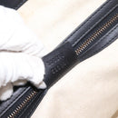 GUCCI Tote Bag Suede Black Gold 303891 Auth BA15078A-12