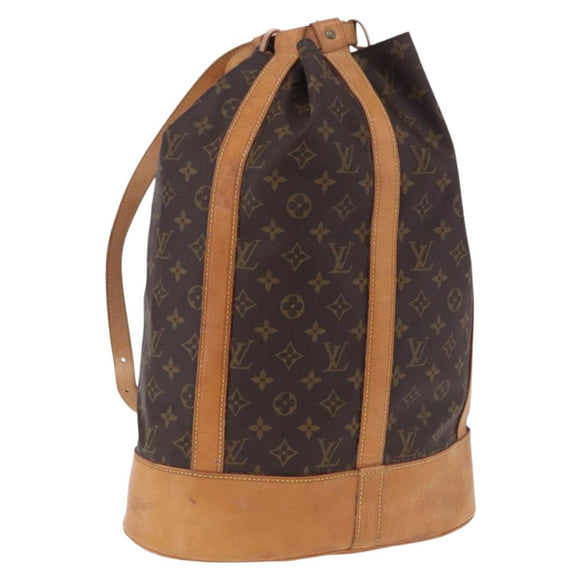 LOUIS VUITTON Monogram Randonnee GM Shoulder Bag M42244 LV Auth BA15082