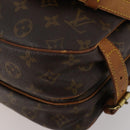 LOUIS VUITTON Monogram Saumur 30 Shoulder Bag M42256 LV Auth BA15083-16