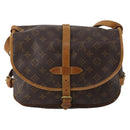 LOUIS VUITTON Monogram Saumur 30 Shoulder Bag M42256 LV Auth BA15083-2
