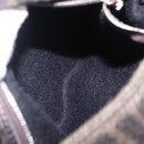 FENDI Zucca Canvas Mamma Baguette Shoulder Bag Wool Brown Black Auth BA15090V-25