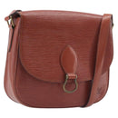 LOUIS VUITTON Epi Saint Cloud GM Shoulder Bag Brown M52193 LV Auth BA15091-1