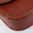 LOUIS VUITTON Epi Saint Cloud GM Shoulder Bag Brown M52193 LV Auth BA15091-15