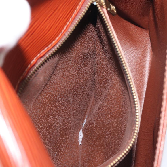LOUIS VUITTON Epi Saint Cloud GM Shoulder Bag Brown M52193 LV Auth BA15091