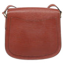LOUIS VUITTON Epi Saint Cloud GM Shoulder Bag Brown M52193 LV Auth BA15091-2