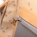 Christian Dior Shoulder Bag PVC Canvas Gray Gold Auth BA15092-20