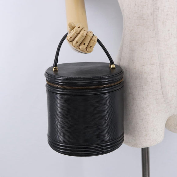 LOUIS VUITTON Epi Cannes Hand Bag Black M48032 LV Auth BA15093