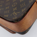 LOUIS VUITTON Monogram Cartouchiere MM Shoulder Bag M51253 LV Auth BA15094-17