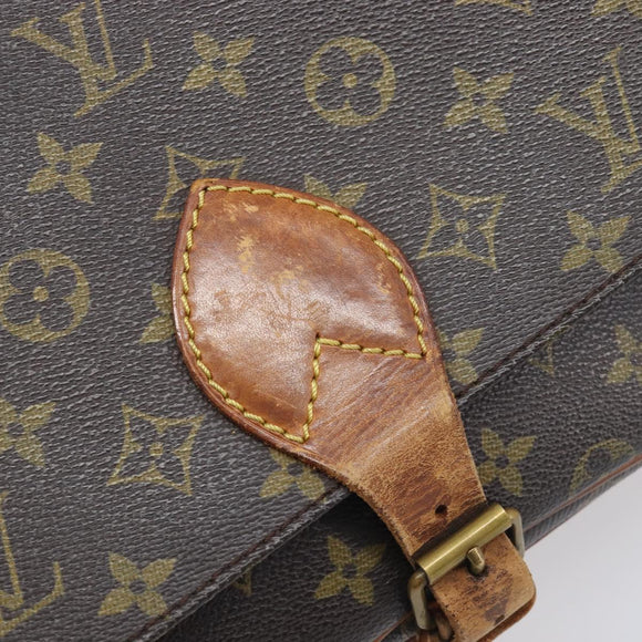 LOUIS VUITTON Monogram Cartouchiere MM Shoulder Bag M51253 LV Auth BA15094