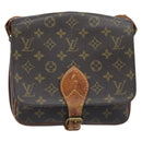 LOUIS VUITTON Monogram Cartouchiere MM Shoulder Bag M51253 LV Auth BA15094-13