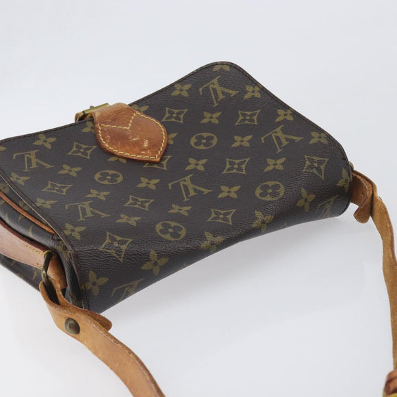 LOUIS VUITTON Monogram Cartouchiere MM Shoulder Bag M51253 LV Auth BA15094