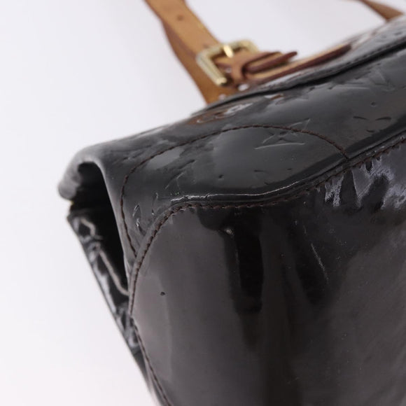 LOUIS VUITTON Monogram Vernis Rosewood Avenue Bag Amarante M93510 Auth BA15096