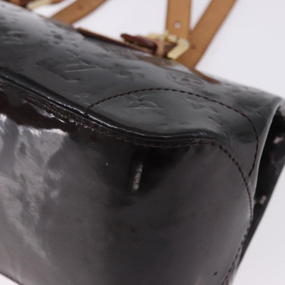 LOUIS VUITTON Monogram Vernis Rosewood Avenue Bag Amarante M93510 Auth BA15096
