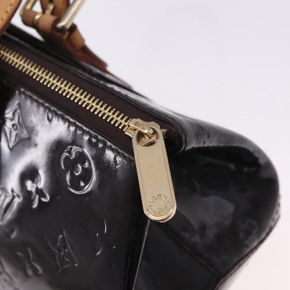 LOUIS VUITTON Monogram Vernis Rosewood Avenue Bag Amarante M93510 Auth BA15096