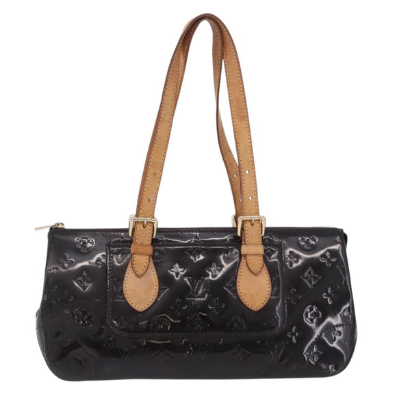 LOUIS VUITTON Monogram Vernis Rosewood Avenue Bag Amarante M93510 Auth BA15096