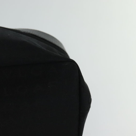 BVLGARI Logo mania Shoulder Bag Canvas Black Auth BA151