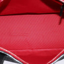 BVLGARI Logo mania Shoulder Bag Canvas Black Auth BA151-11