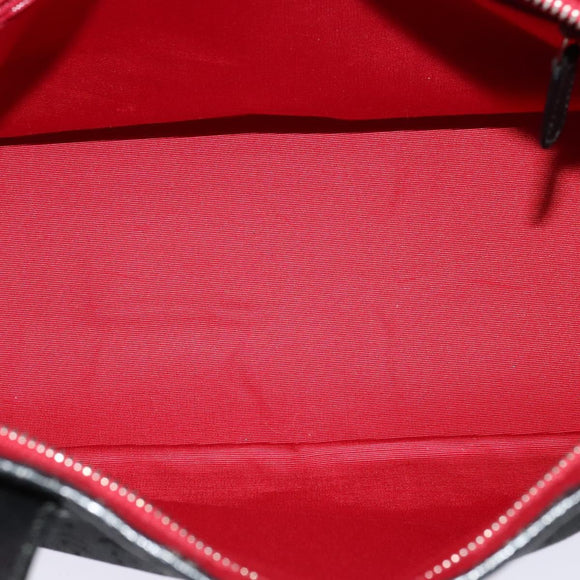 BVLGARI Logo mania Shoulder Bag Canvas Black Auth BA151