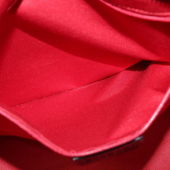 BVLGARI Logo mania Shoulder Bag Canvas Black Auth BA151