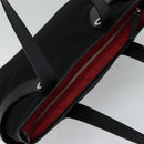 BVLGARI Logo mania Shoulder Bag Canvas Black Auth BA151-6