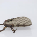 GUCCI GG Supreme Web Sherry Line Bag PVC Beige Gold 98 02 047 Auth BA15101-4