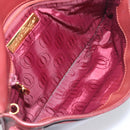 CARTIER Must Line Shoulder Bag Leather Bordeaux Gold Auth BA15103-12