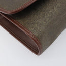 GUCCI Shoulder Bag Canvas Khaki Gold 004 084 0289 Auth BA15104-15