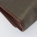 GUCCI Shoulder Bag Canvas Khaki Gold 004 084 0289 Auth BA15104-17