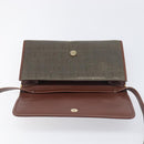 GUCCI Shoulder Bag Canvas Khaki Gold 004 084 0289 Auth BA15104-10