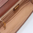 GUCCI Shoulder Bag Canvas Khaki Gold 004 084 0289 Auth BA15104-11