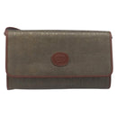 GUCCI Shoulder Bag Canvas Khaki Gold 004 084 0289 Auth BA15104-13