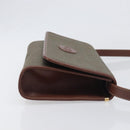 GUCCI Shoulder Bag Canvas Khaki Gold 004 084 0289 Auth BA15104-3