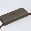 GUCCI Shoulder Bag Canvas Khaki Gold 004 084 0289 Auth BA15104-6