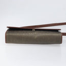 GUCCI Shoulder Bag Canvas Khaki Gold 004 084 0289 Auth BA15104-5
