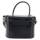 VERSACE Hand Bag Leather 2way Black Gold Auth BA15107A-2