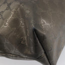 GUCCI GG Implementation Tote Bag PVC Gold Silver 211137 Auth BA15109-13