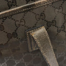 GUCCI GG Implementation Tote Bag PVC Gold Silver 211137 Auth BA15109-15