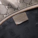 GUCCI GG Implementation Tote Bag PVC Gold Silver 211137 Auth BA15109-17