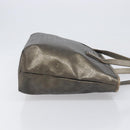 GUCCI GG Implementation Tote Bag PVC Gold Silver 211137 Auth BA15109-4