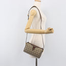 GUCCI GG Supreme Shoulder Bag PVC Beige Gold 89 02 018 Auth BA15113A-21