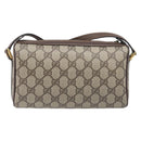 GUCCI GG Supreme Shoulder Bag PVC Beige Gold 89 02 018 Auth BA15113A-2