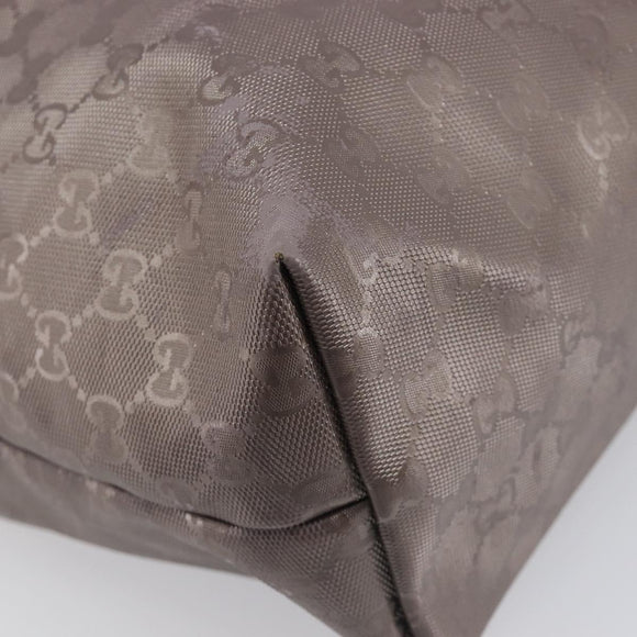 GUCCI GG Implementation Tote Bag PVC Pink Silver 211137 Auth BA15115