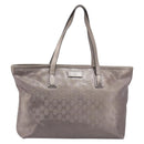 GUCCI GG Implementation Tote Bag PVC Pink Silver 211137 Auth BA15115-13