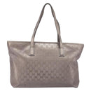GUCCI GG Implementation Tote Bag PVC Pink Silver 211137 Auth BA15115-2