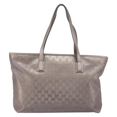 GUCCI GG Implementation Tote Bag PVC Pink Silver 211137 Auth BA15115 - 0