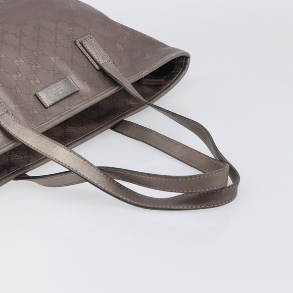 GUCCI GG Implementation Tote Bag PVC Pink Silver 211137 Auth BA15115
